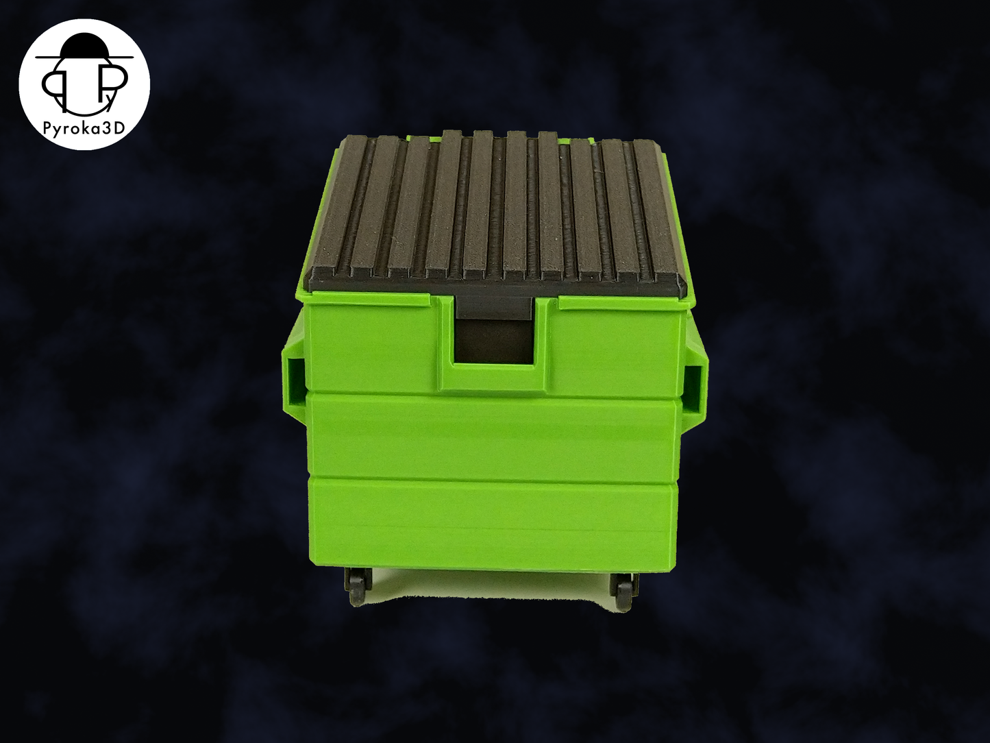 Dumpster Deckbox - Magic The Gathering (MTG) Commander Deckbox - inklusive Würfelaufbewahrung und Lebenszähler