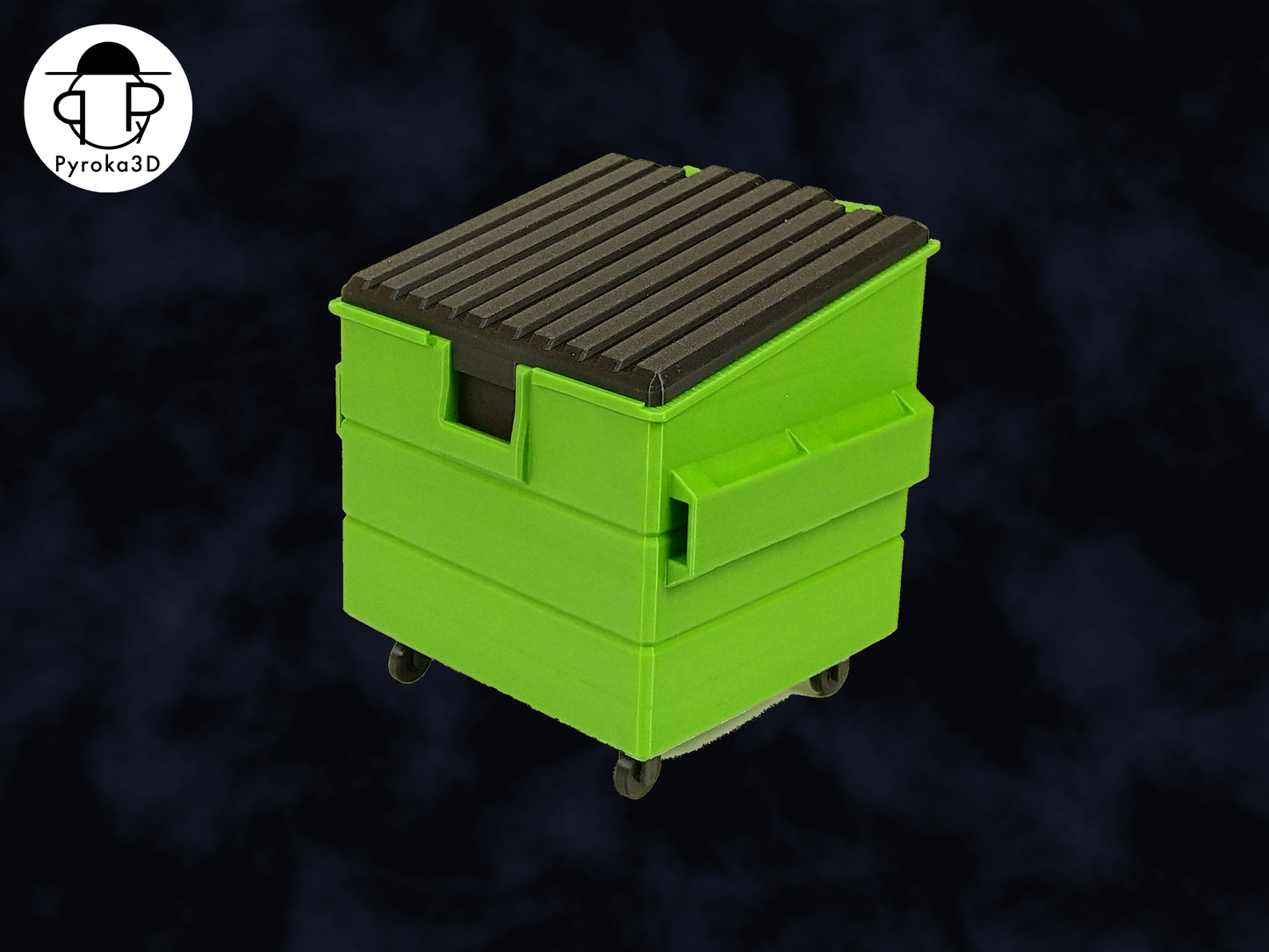 Dumpster Deckbox - Magic The Gathering (MTG) Commander Deckbox - inklusive Würfelaufbewahrung und Lebenszähler