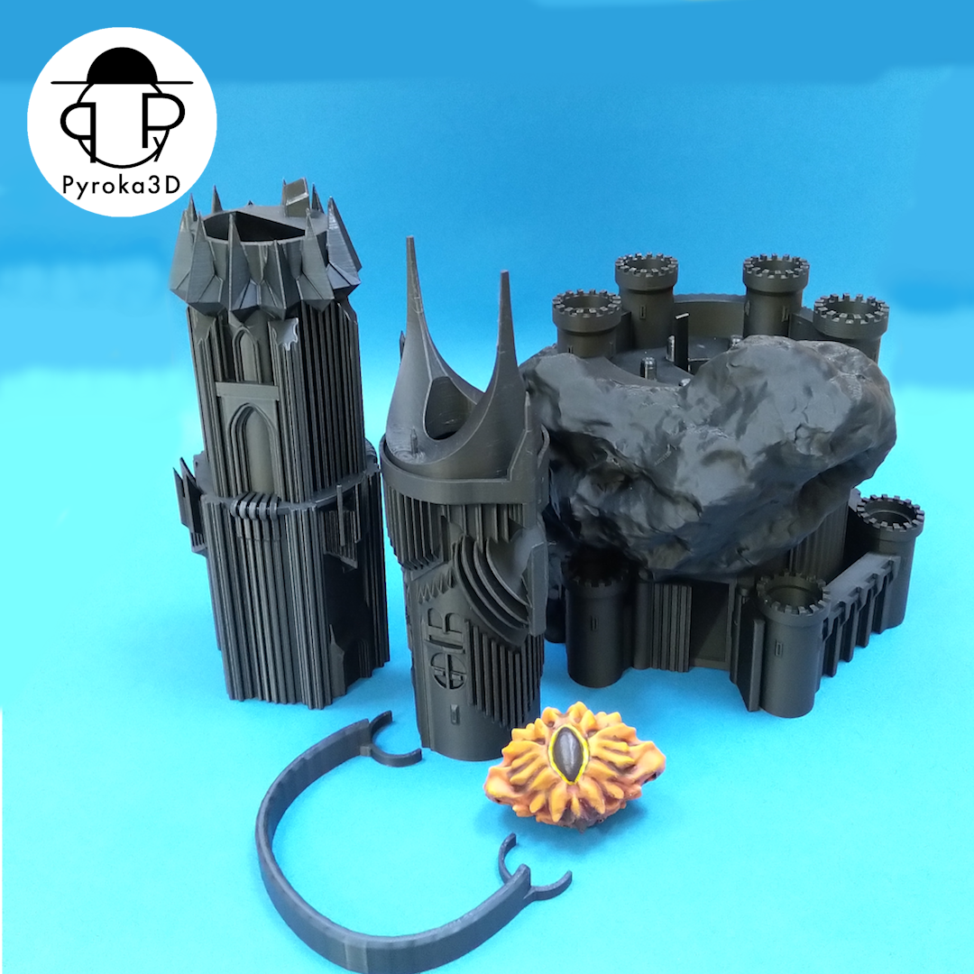 Mordor Würfel Turm - Der Herr der Ringe Barad-dûr - (unbemalt)