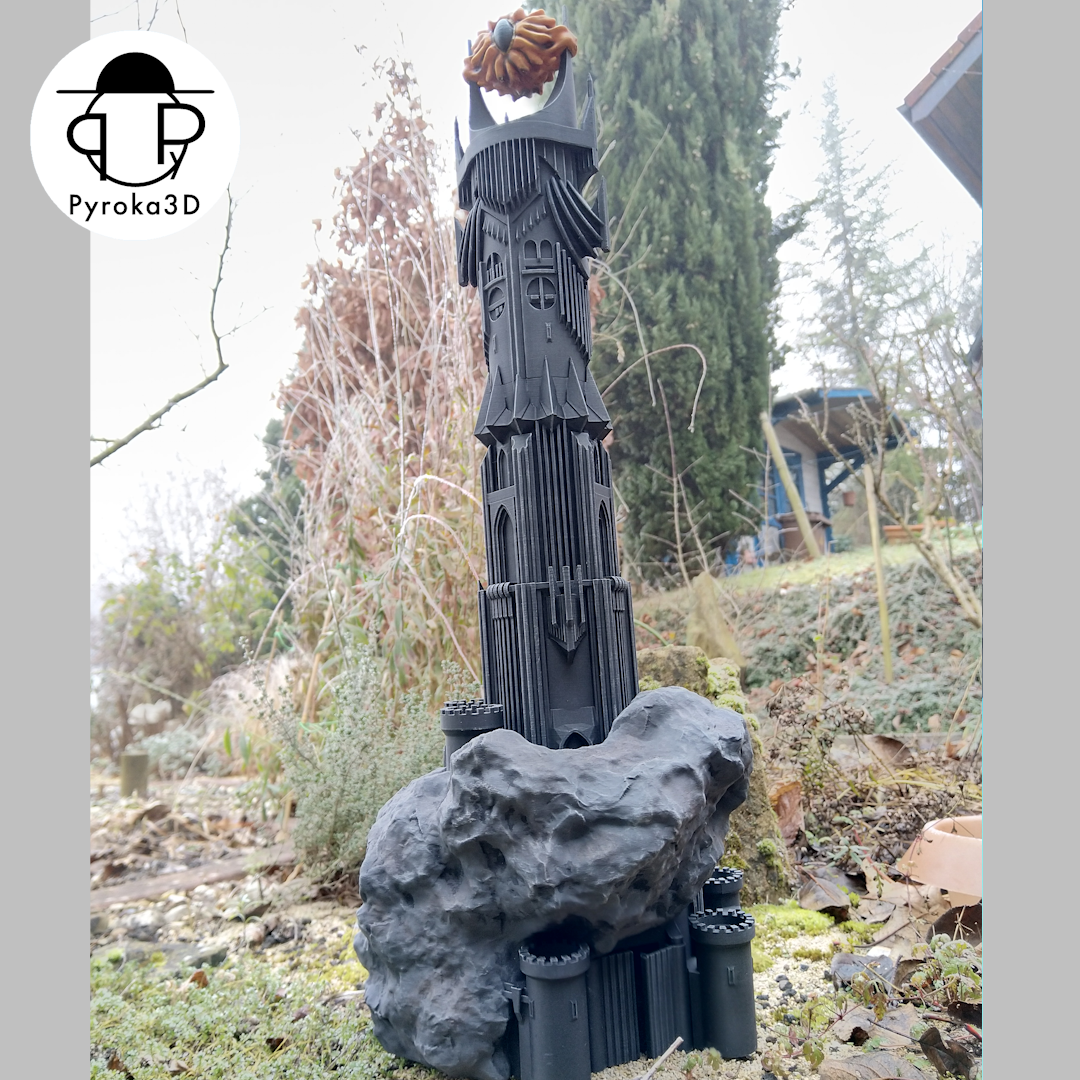 Mordor Würfel Turm - Der Herr der Ringe Barad-dûr - (unbemalt)