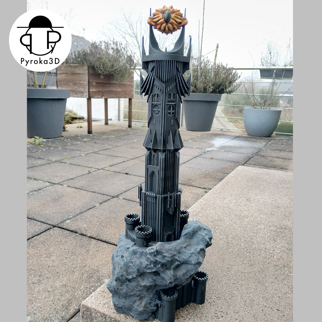 Mordor Würfel Turm - Der Herr der Ringe Barad-dûr - (unbemalt)