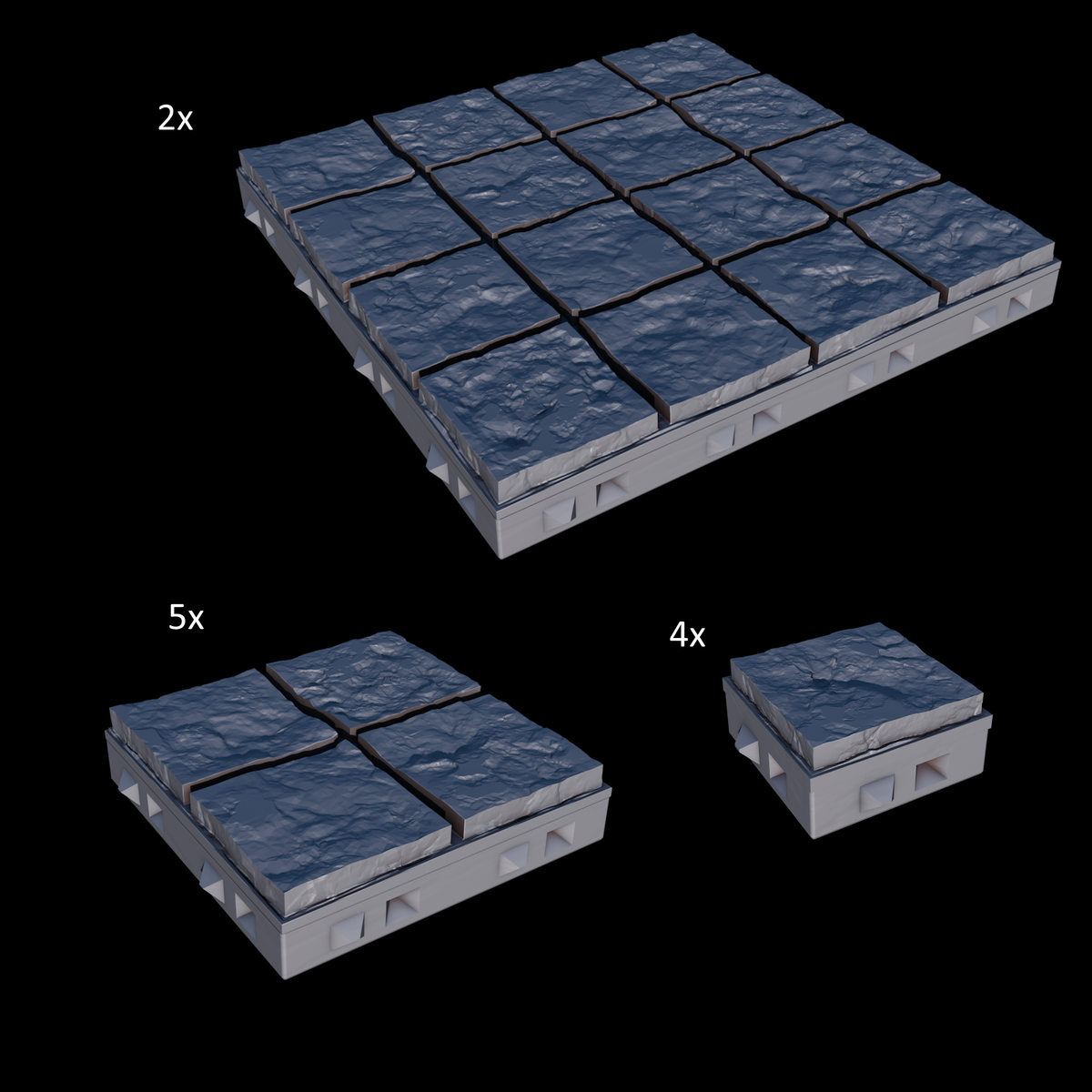 Tile Increat Floor Tiles Expansion Pack - Cave Dungeon Tiles – Pyroka3D Shop
