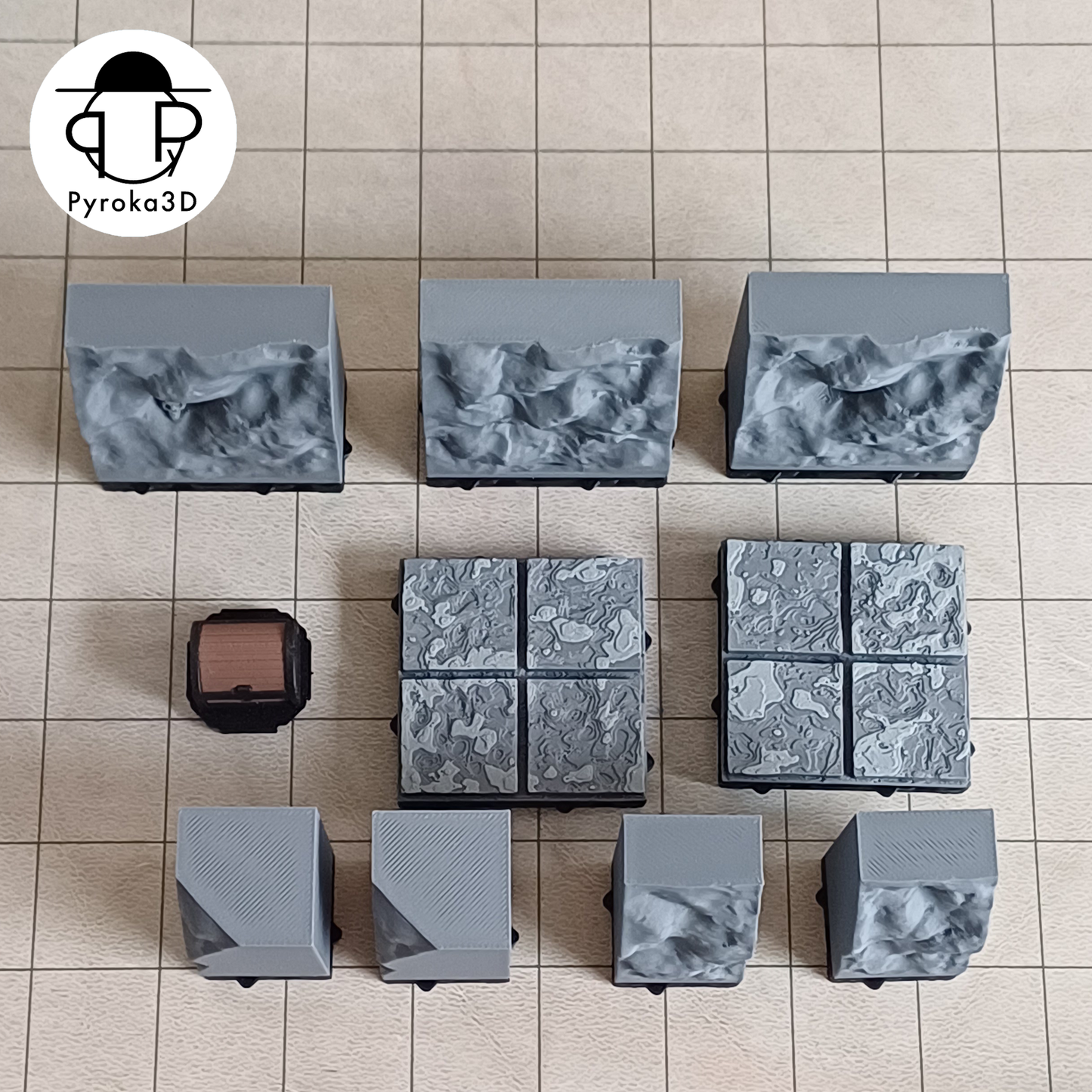 Mini Test-Set – Höhlen Dungeon Tiles