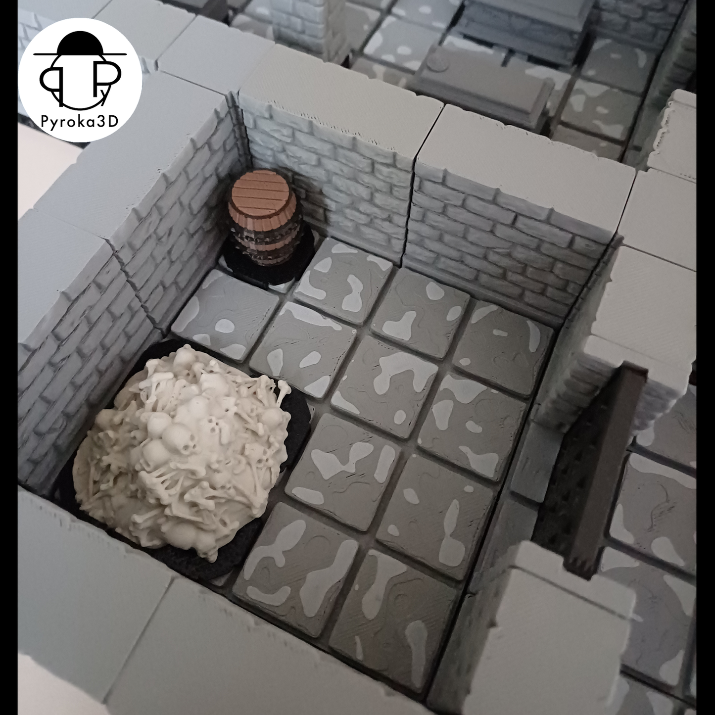 Classic Dungeon Tiles Starterset | Magnetisches Modulares Tabletop Terrain für D&D & TTRPG