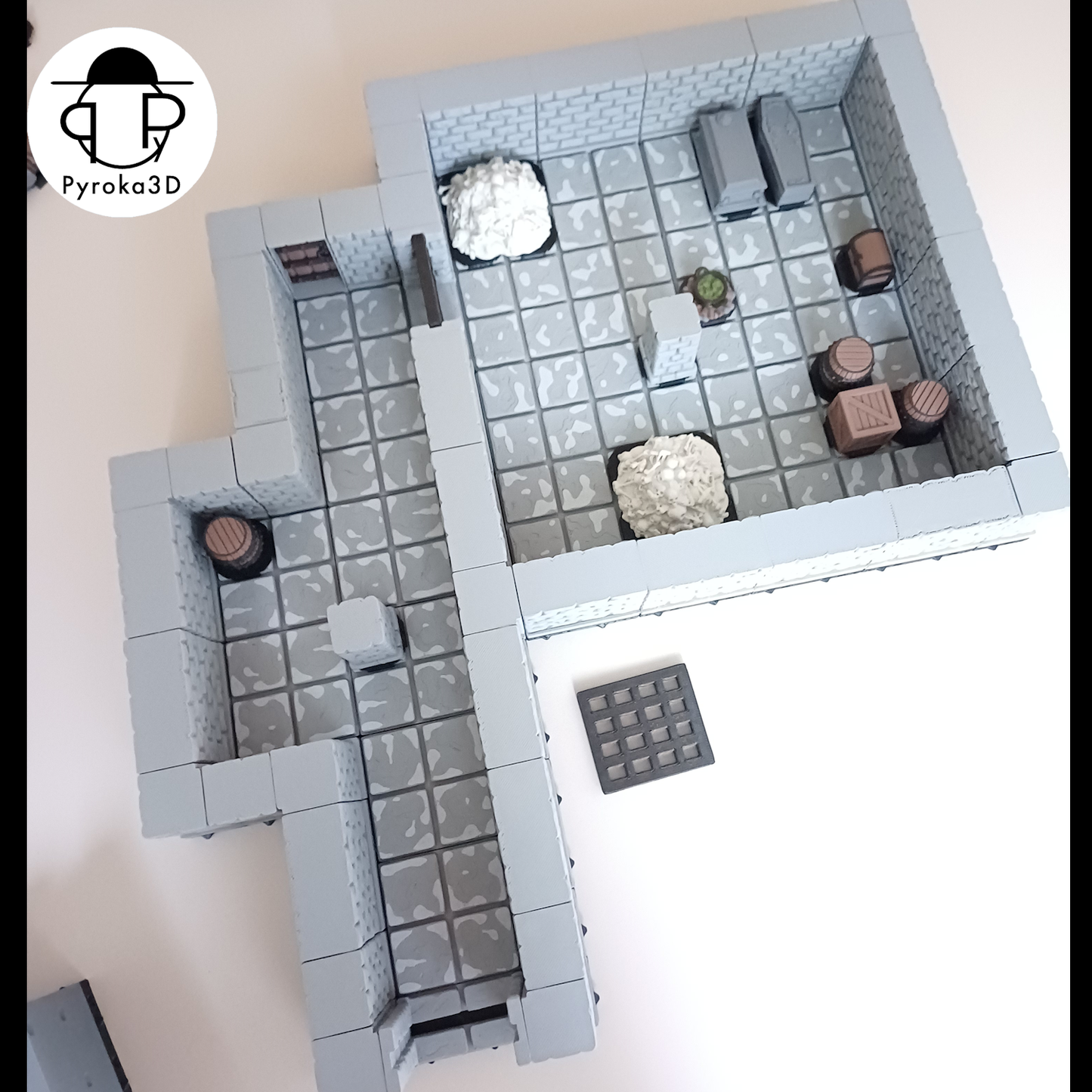 Classic Dungeon Tiles Starterset | Magnetisches Modulares Tabletop Terrain für D&D & TTRPG
