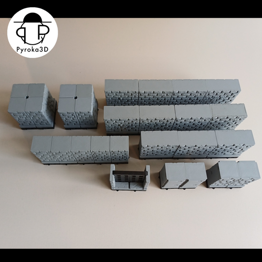 Wand Erweiterungspaket - Classic Dungeon Tiles